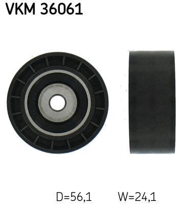 Galet enrouleur de courroie d'accessoire SKF ref. VKM 36061